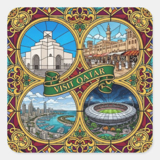 QATAR SQUARE STICKER