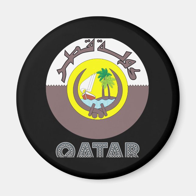 Qatari Emblem Magnet (Front)
