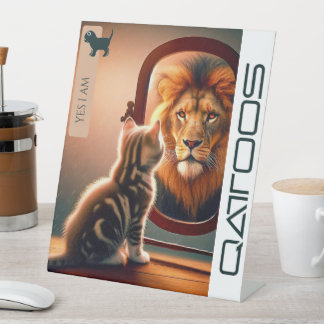 QATTOOS  PEDESTAL SIGN