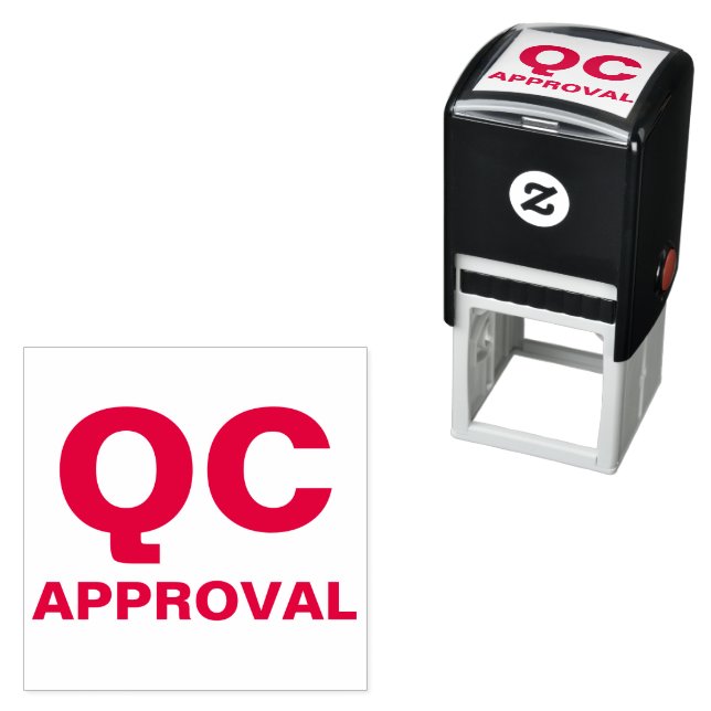 QC Approval Stamp for Quality Control Production  (In Situ)