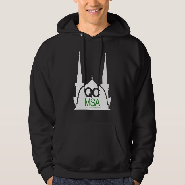 QC MSA green Hoodie (Front)