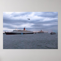 QE2 & QM2 at NYC