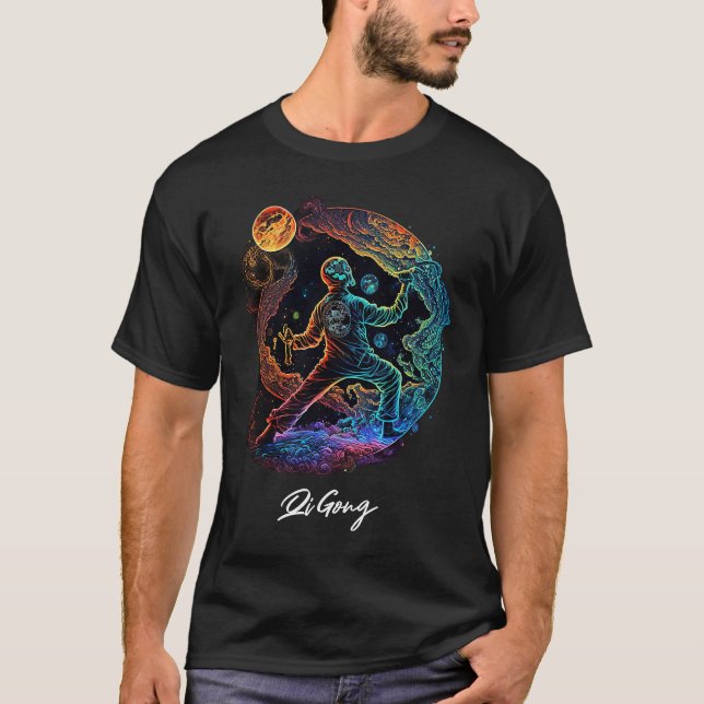 Qi Gong Yoga Tai Chi Art Lovers  2 T-Shirt (Front)