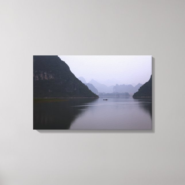 Qiao Miao Lake Canvas Print (Front)