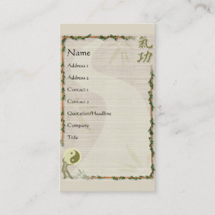 QiGong Business Card