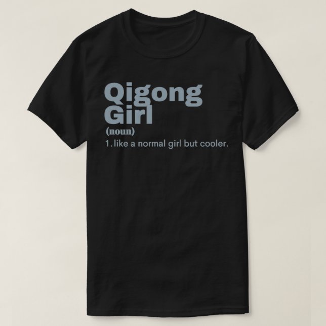Qigong Girl Qigong 2 T-Shirt (Design Front)