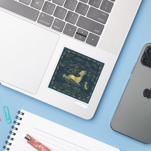 Qilin At Rest Golden Tapestry