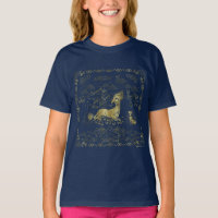Qilin At Rest Golden Tapestry