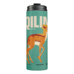 Qilin Vintage Graphic Thermal Tumbler