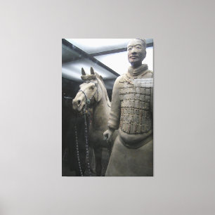 Qin Chinese Terracotta Soldier 3rd century BC / Canvas Print