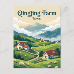 Qingjing Farm Taiwan Postcard