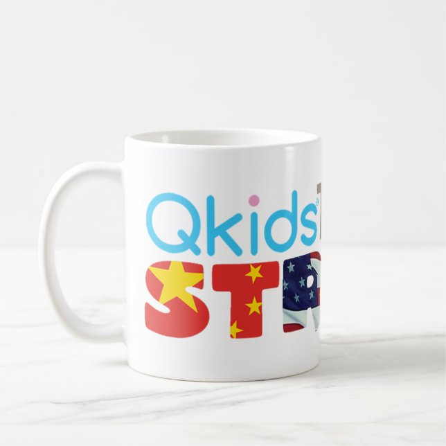 Qkids Teachers STRONG (Chinese, U.S. and Canada) Coffee Mug (Left)