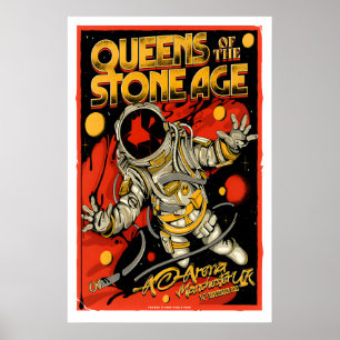 QOTSA REPRODUCTION Gig Poster Matte  Art Print