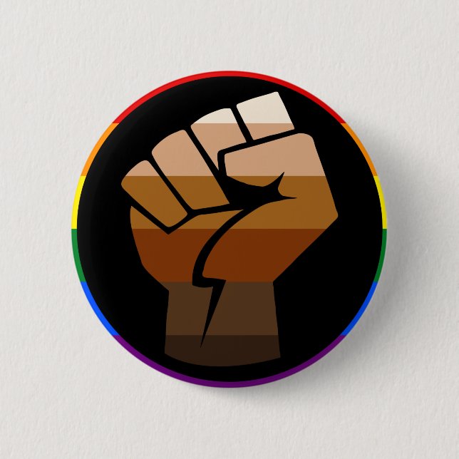 QPOC Pride Button (Front)