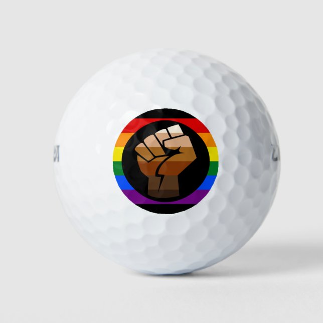QPOC Pride Golf Balls (Front)