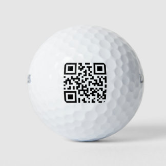 QR соde. Qr-code. Barcode Golf Balls