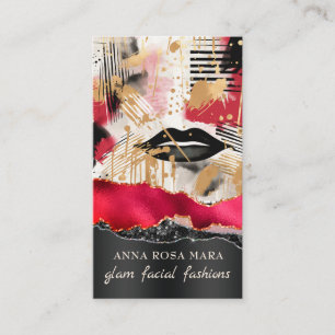 *~* QR AP5 Glam Punk Luxe 1 Fashion Bold Beauty  Business Card