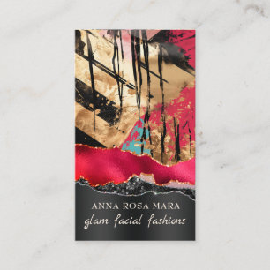 *~* QR AP5 Glam Punk Luxe 4 Fashion Bold Beauty  Business Card