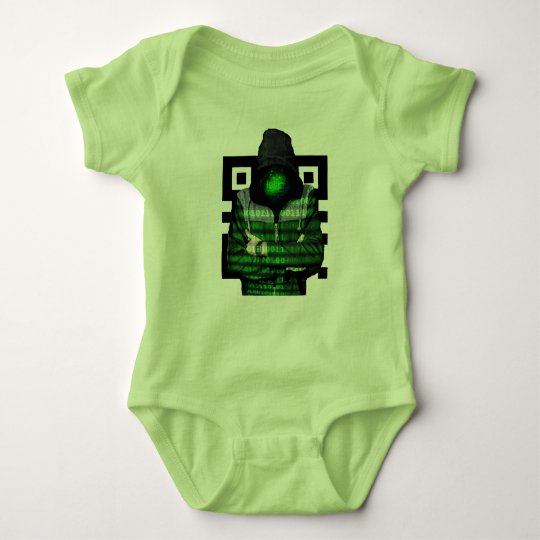 QR Binary Baby Bodysuit