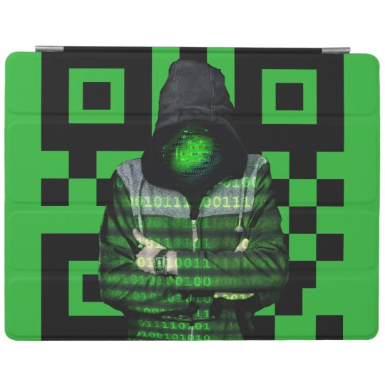 QR Binary iPad Cover