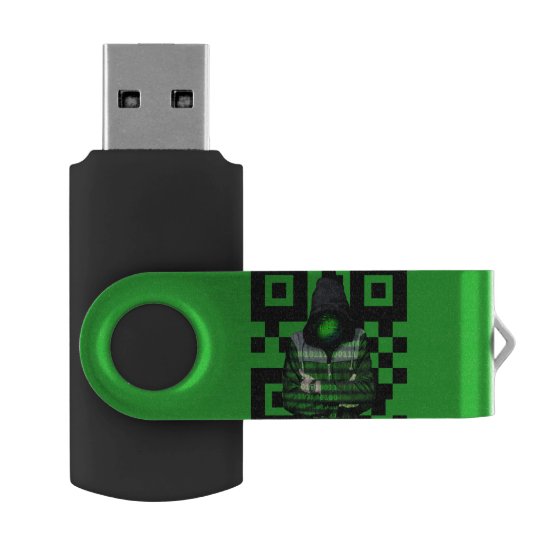 QR Binary USB Flash Drive