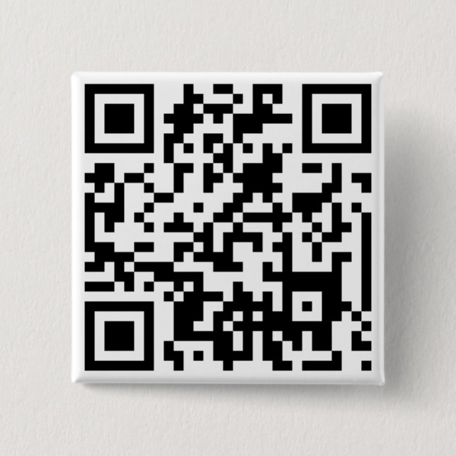 QR CODE 15 CM SQUARE BADGE (Front)