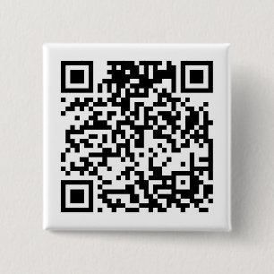 QR Code 15 Cm Square Badge