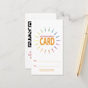 qr code appointment rainbowBurst