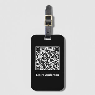 QR Code Badge Luggage Tag