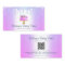 QR Code Bakery Purple Cake Glitter Drips Dessert