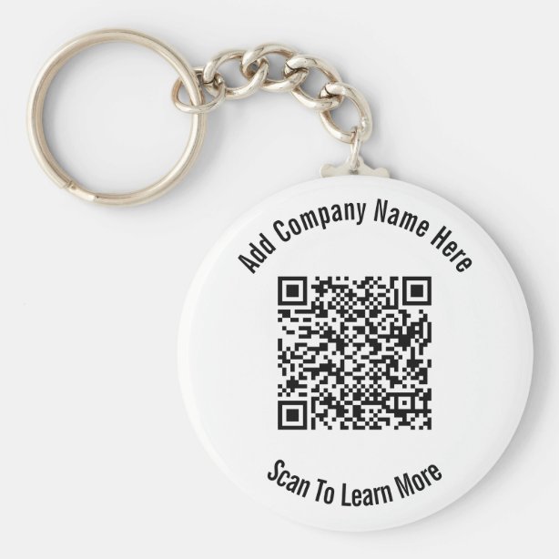 Qr Code Key Rings & Keychains Zazzle UK
