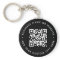 QR Code | Black Business Modern Budget Round