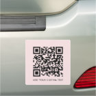 QR Code | Blush Pink Feminine Girly Scannable