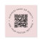 QR Code | Blush Pink Modern Professional