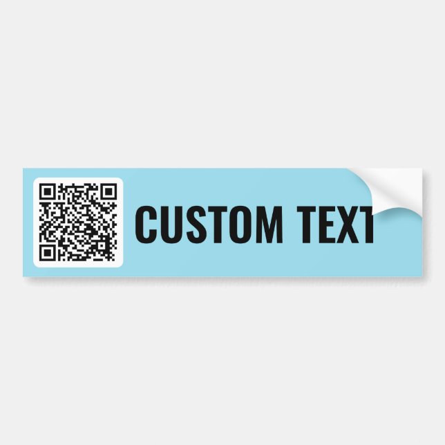 QR Code Bumper Sticker (Front)