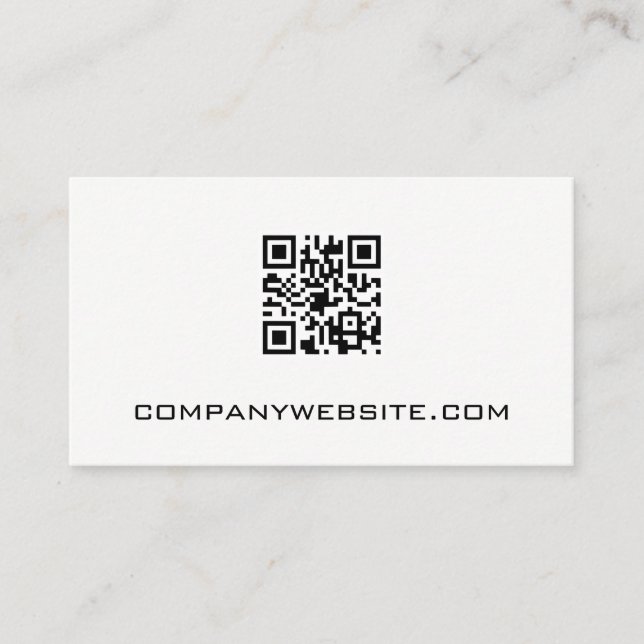 QR Code Business Card (Front)