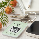 QR Code Business Card Your Logo Custom Keychain<br><div class="desc">What You Get:
-Easy To Customise
-Contactless 
-Direct link to website/Social Media 
-Eco-Friendly 
-No Need to carry business cards</div>