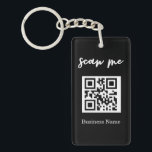QR Code Business Card Your Logo Custom Keychain<br><div class="desc">QR Code Business Card Your Logo Custom Keychain</div>