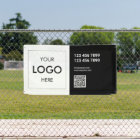 QR Code Business Logo Black And White