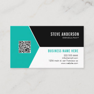 QR Code Business Logo Card