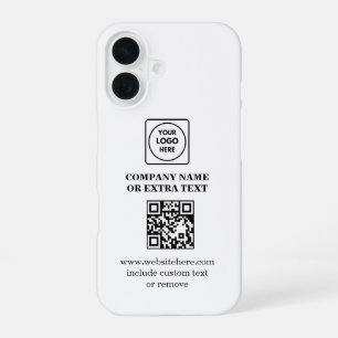 QR Code Business Logo Minimalist iphone case