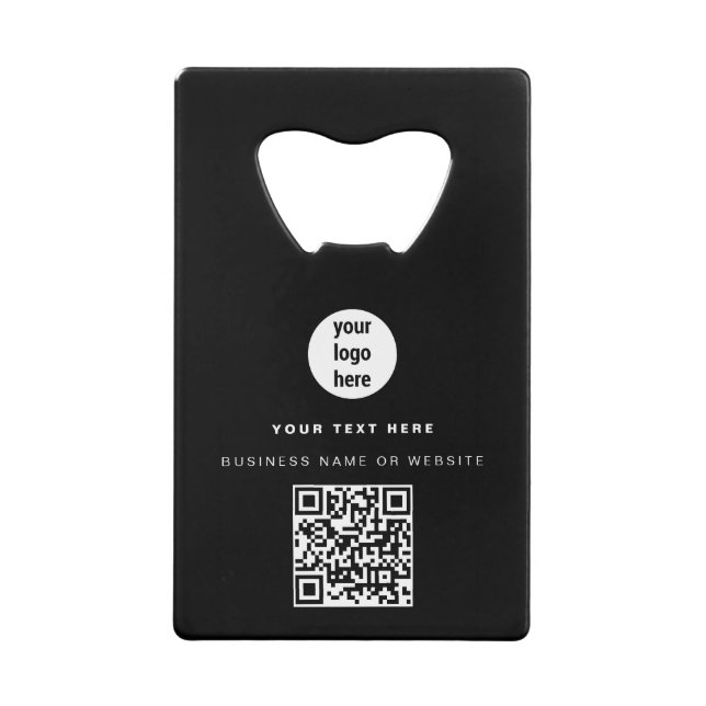 QR Code Business Logo Modern Minimalist Business  (Front)