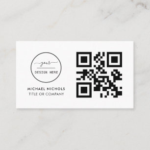 QR Code Business Logo Modern Professional Busi Card