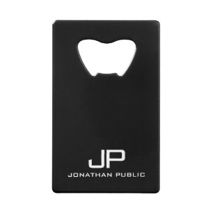 QR Code Business Logo Monogram Name Template