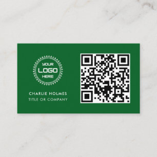 QR Code Business Logo   Professional & Modern  Business Card