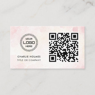 QR Code Business Logo   Professional & Modern  Business Card
