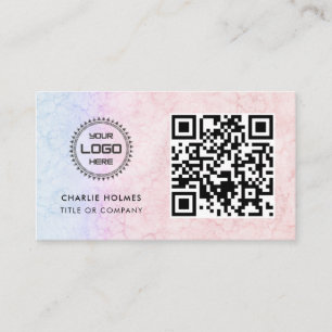 QR Code Business Logo   Professional & Modern  Card
