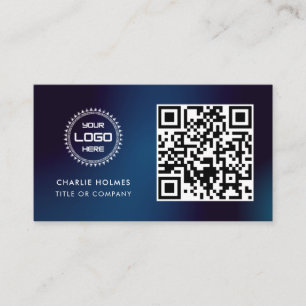 QR Code Business Logo   Professional & Modern  Card