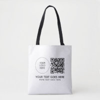 QR Code Business Logo Single Side Print Shoulder