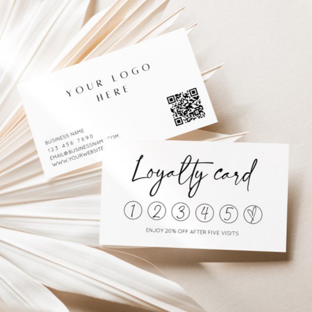 QR Code Business Loyalty Card  (Creator Uploaded)